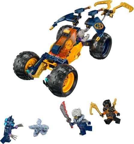 LEGO® NINJAGO® Arin’in Ninja Arazi Buggy Arabası 71811 -  3 Ninja Minifigürü İçeren Yaratıcı Oyuncak Yapım Seti (267 Parça)