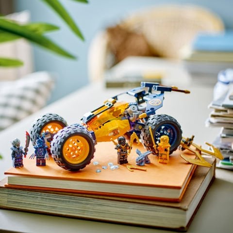 LEGO® NINJAGO® Arin’in Ninja Arazi Buggy Arabası 71811 -  3 Ninja Minifigürü İçeren Yaratıcı Oyuncak Yapım Seti (267 Parça)