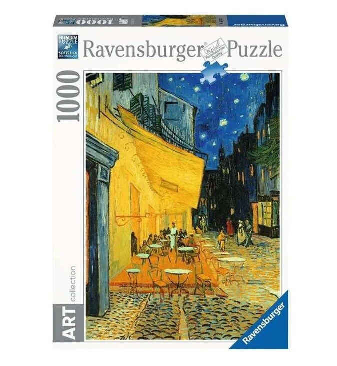 1000 Parça Puzzle Kafe Terasta Gece