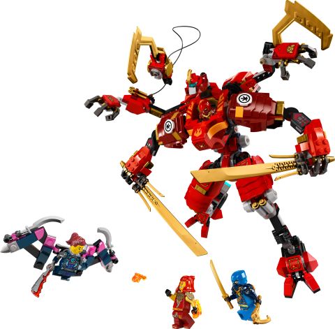 LEGO® NINJAGO® Kai’nin Ninja Tırmanma Robotu 71812 - 4 Ninja Minifigürü İçeren Yaratıcı Oyuncak Yapım Seti