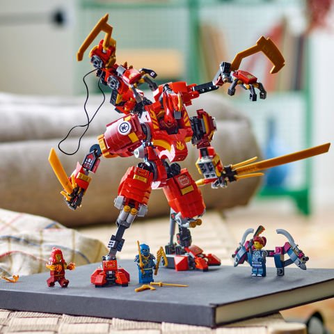 LEGO® NINJAGO® Kai’nin Ninja Tırmanma Robotu 71812 - 4 Ninja Minifigürü İçeren Yaratıcı Oyuncak Yapım Seti (623 Parça)