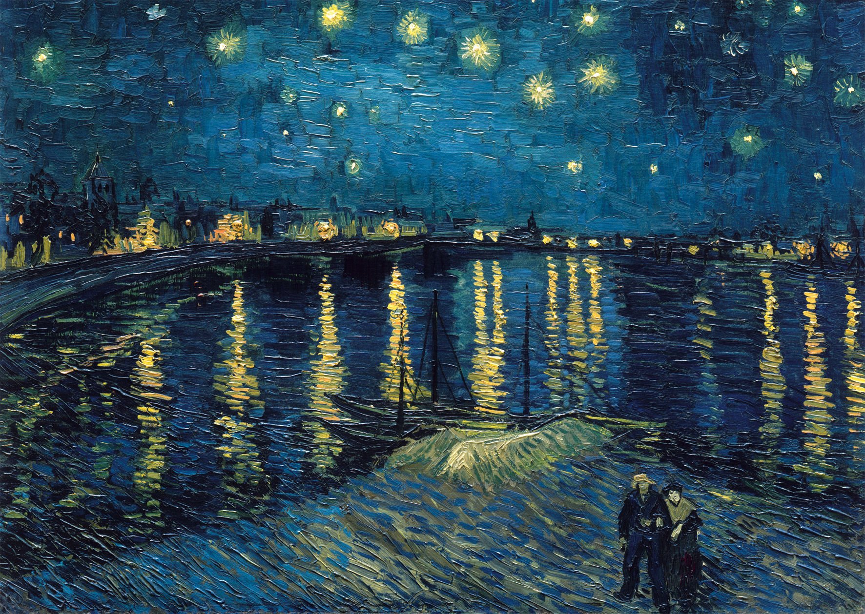 1000p Puzzle Van Gogh Yıldızlı Gece