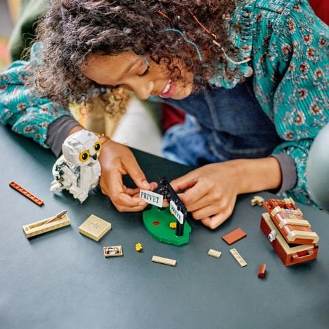 LEGO® Harry Potter™ Hedwig™, Privet Drive 4 Numara’da 76425 -Harry Potter Hayranları için Koleksiyonluk Yaratıcı Oyuncak Yapım Seti (337 Parça)