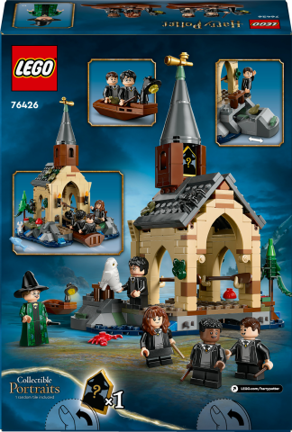 LEGO® Harry Potter™ Hogwarts™ Şatosu Kayıkhanesi 76426 -Harry Potter Hayranları için 7 Minifigür İçeren Koleksiyonluk Yaratıcı Oyuncak Yapım Seti (350 Parça)