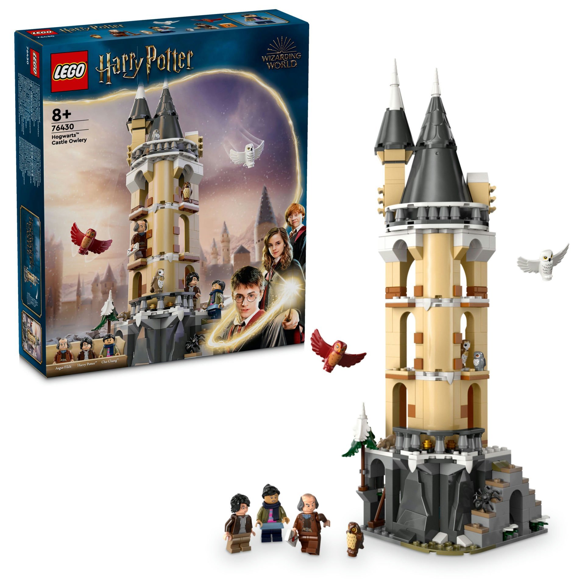 LEGO® Harry Potter™ Hogwarts™ Şatosu Baykuşhanesi 76430 - Baykuş Figürü İçeren Koleksiyonluk Yaratıcı Oyuncak Yapım Seti