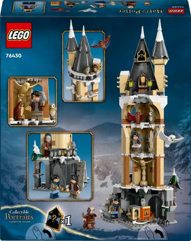 LEGO® Harry Potter™ Hogwarts™ Şatosu Baykuşhanesi 76430 - Baykuş Figürü İçeren Koleksiyonluk Yaratıcı Oyuncak Yapım Seti