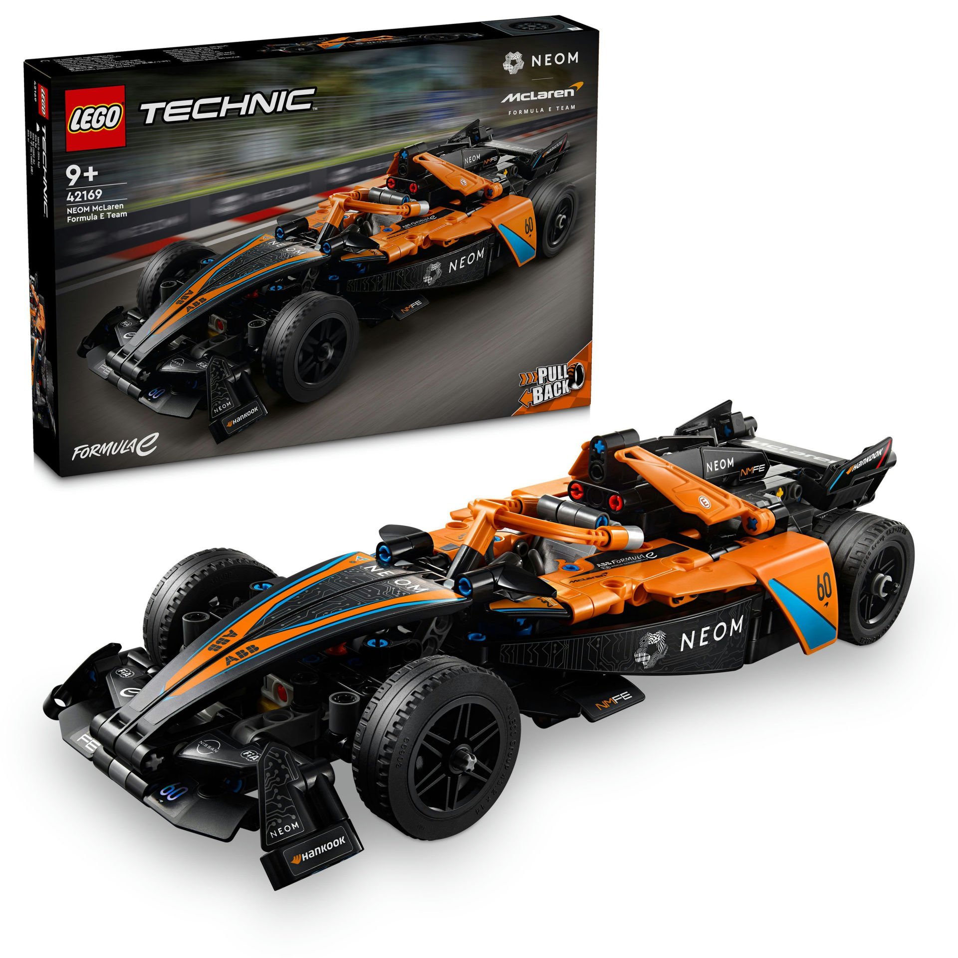 LEGO® Technic NEOM McLaren Formula E Yarış Arabası 42169 - Koleksiyonluk Yaratıcı Yarış Arabası Model Yapım Seti (452 Parça)