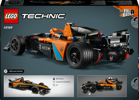 LEGO® Technic NEOM McLaren Formula E Yarış Arabası 42169 - Koleksiyonluk Yaratıcı Yarış Arabası Model Yapım Seti (452 Parça)