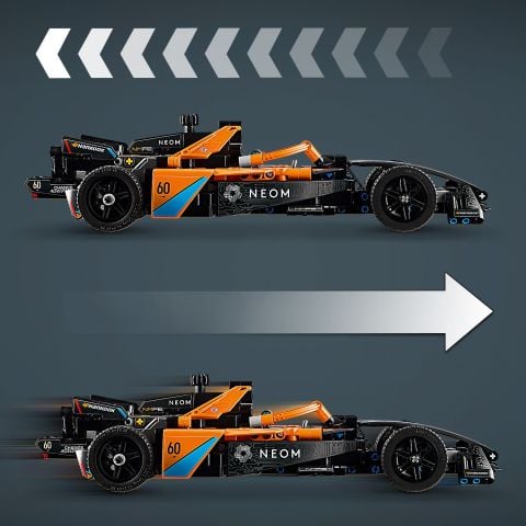 LEGO® Technic NEOM McLaren Formula E Yarış Arabası 42169 - Koleksiyonluk Yaratıcı Yarış Arabası Model Yapım Seti (452 Parça)