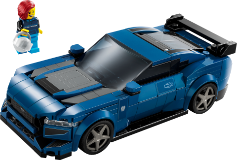LEGO® Speed Champions Ford Mustang Dark Horse Spor Araba 76920 - Koleksiyonluk ve Sergilenebilir Yaratıcı Oyuncak Model Yapım Seti (344 Parça)