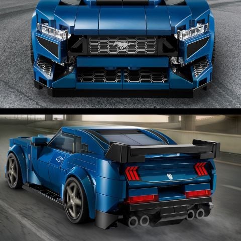 LEGO® Speed Champions Ford Mustang Dark Horse Spor Araba 76920 - Koleksiyonluk ve Sergilenebilir Yaratıcı Oyuncak Model Yapım Seti (344 Parça)