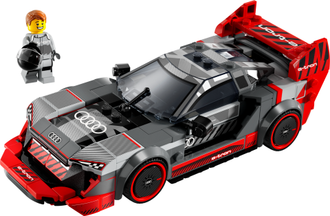 LEGO® Speed Champions Audi S1 e-tron quattro Yarış Arabası 76921 - Koleksiyonluk ve Sergilenebilir Yaratıcı Oyuncak Model Yapım Seti (274 Parça)
