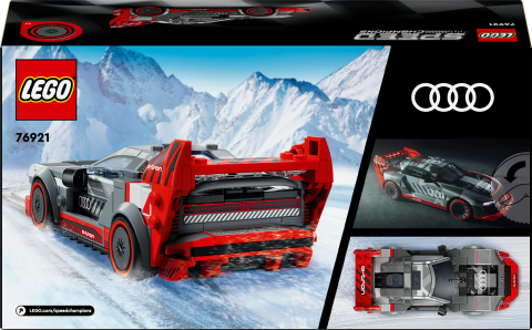 LEGO® Speed Champions Audi S1 e-tron quattro Yarış Arabası 76921 - Koleksiyonluk ve Sergilenebilir Yaratıcı Oyuncak Model Yapım Seti (274 Parça)