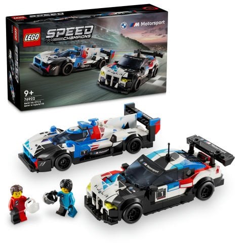 LEGO® Speed Champions BMW M4 GT3 ve BMW M Hybrid V8 Yarış Arabaları 76922 - Koleksiyonluk ve Sergilenebilir Yaratıcı Oyuncak Model Yapım Seti (676 Parça)