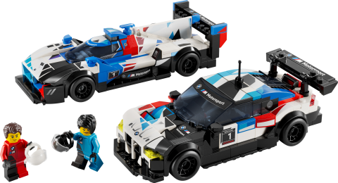 LEGO® Speed Champions BMW M4 GT3 ve BMW M Hybrid V8 Yarış Arabaları 76922 - Koleksiyonluk ve Sergilenebilir Yaratıcı Oyuncak Model Yapım Seti (676 Parça)
