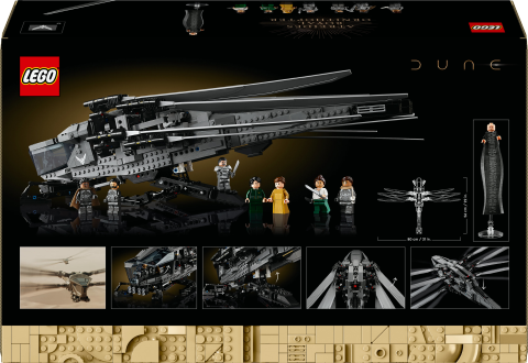 LEGO® Icons Dune: Çöl Gezegeni Atreides Royal Ornithopter 10327 - Yetişkinler için Koleksiyonluk Yaratıcı Model Yapım Seti (1369 Parça)