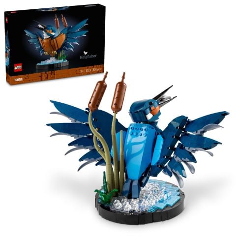 LEGO® Icons Yalıçapkını Kuşu 10331 - Kuş Sever Yetişkinler için Koleksiyonluk, Sergilenebilir Yaratıcı Model Yapım Seti (834 Parça)