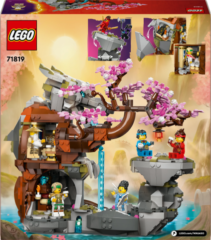 LEGO® NINJAGO® Ejderha Taşı Tapınağı 71819 - 6 Minifigür İçeren Yaratıcı Oyuncak Yapım Seti (1212 Parça)