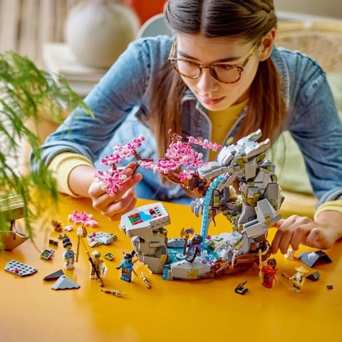 LEGO® NINJAGO® Ejderha Taşı Tapınağı 71819 - 6 Minifigür İçeren Yaratıcı Oyuncak Yapım Seti (1212 Parça)