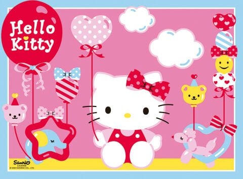 4 Puzzle Tek Kutuda Hello Kitty 12/16/20/24
