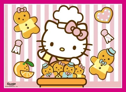 4 Puzzle Tek Kutuda Hello Kitty 12/16/20/24