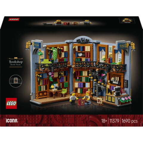 LEGO® Icons Kitabevi: Kitaplık Dekoru 11379