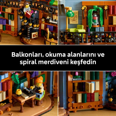 LEGO® Icons Kitabevi: Kitaplık Dekoru 11379