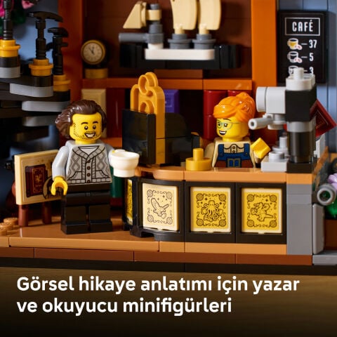 LEGO® Icons Kitabevi: Kitaplık Dekoru 11379