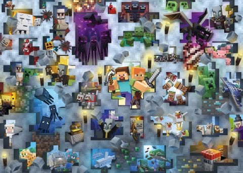 1000 Parçalı Puzzle Minecraft