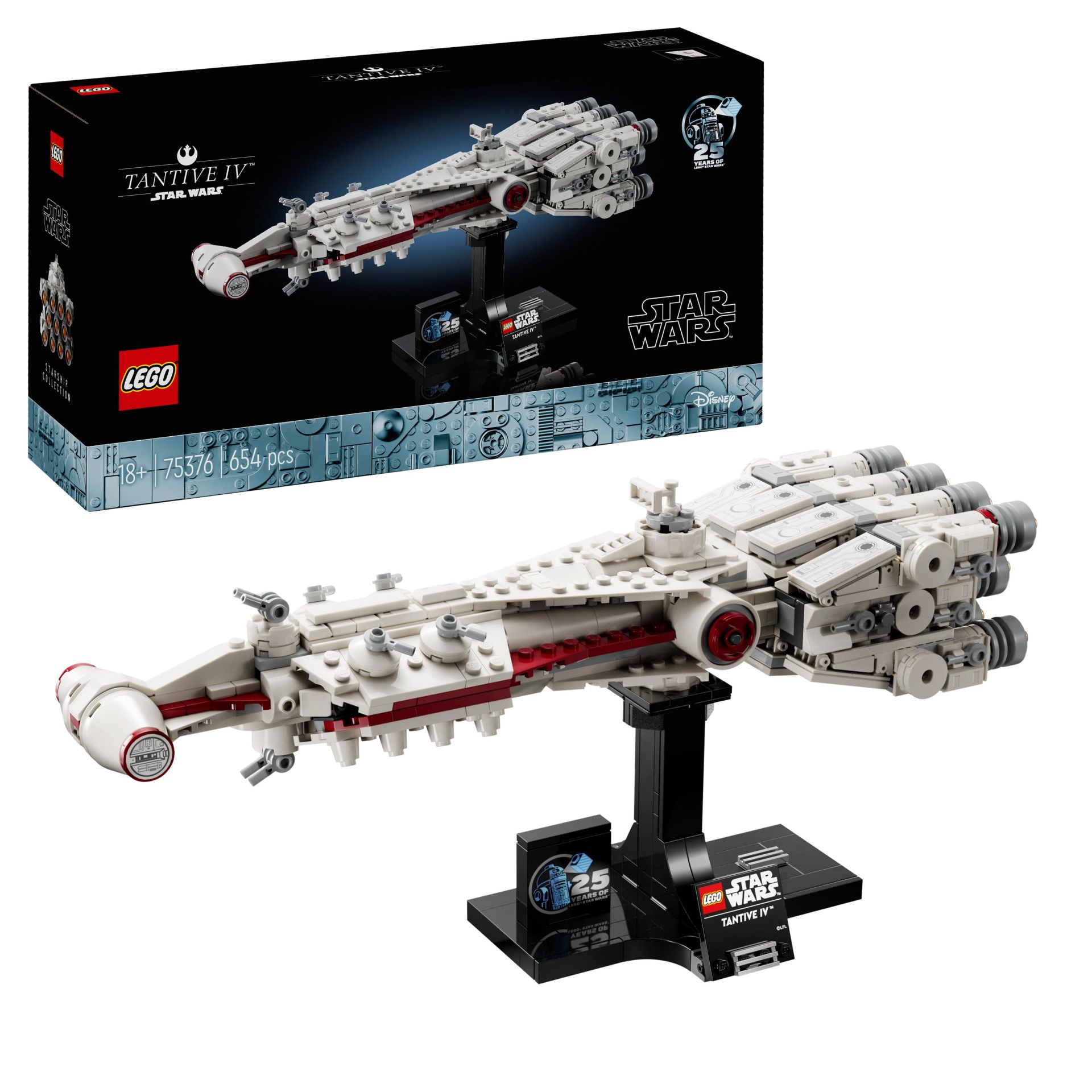 LEGO® Star Wars™ Tantive IV™ 75376 - Star Wars Seven Yetişkinler için İnşa Edilebilen Koleksiyonluk Yaratıcı Starship Modeli Yapım Seti (654 Parça)