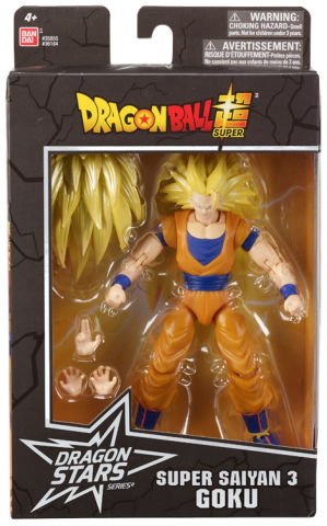 16 cm Dragon Ball Super Saiyan 3 Goku Poz Verilebilir Figür - Dragon Stars Serisi