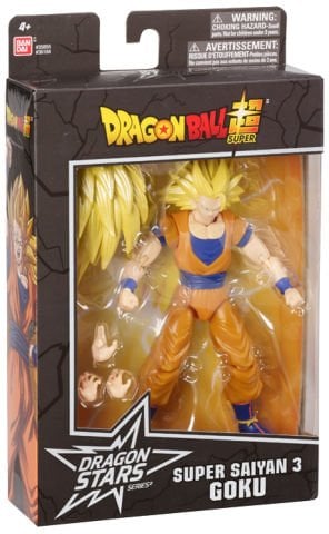 16 cm Dragon Ball Super Saiyan 3 Goku Poz Verilebilir Figür - Dragon Stars Serisi