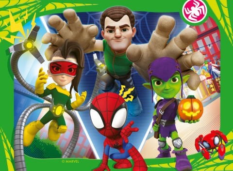 4 Puzzle Tek Kutuda Spidey 12/16/20/24