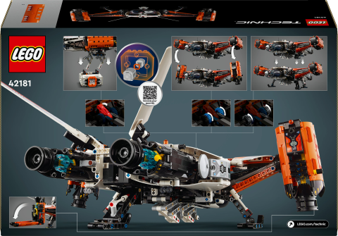 LEGO® Technic VTOL Ağır Kargo Uzay Gemisi LT81 42181 - 10 Yaş ve Üzeri Uzay Meraklısı Çocuklar için Yaratıcı Oyuncak Yapım Seti