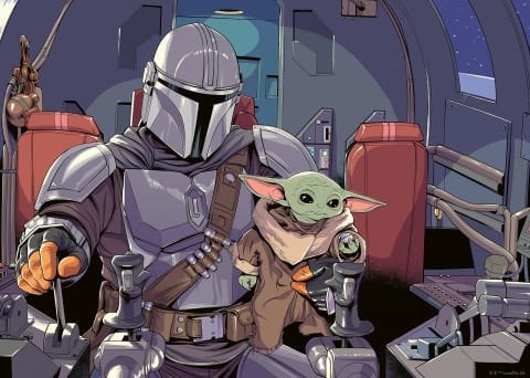 Star Wars 1000p Puzzle Mandalorian