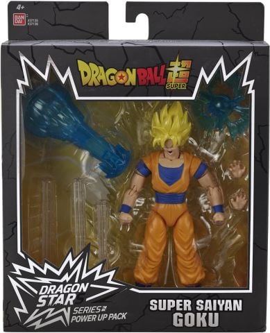 16 cm Dragon Ball Super Saiyan Goku Poz Verilebilir Figür & Aksesuarları - Dragon Stars Power Up Pack Serisi