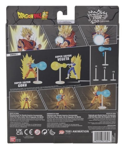 16 cm Dragon Ball Super Saiyan Goku Poz Verilebilir Figür & Aksesuarları - Dragon Stars Power Up Pack Serisi