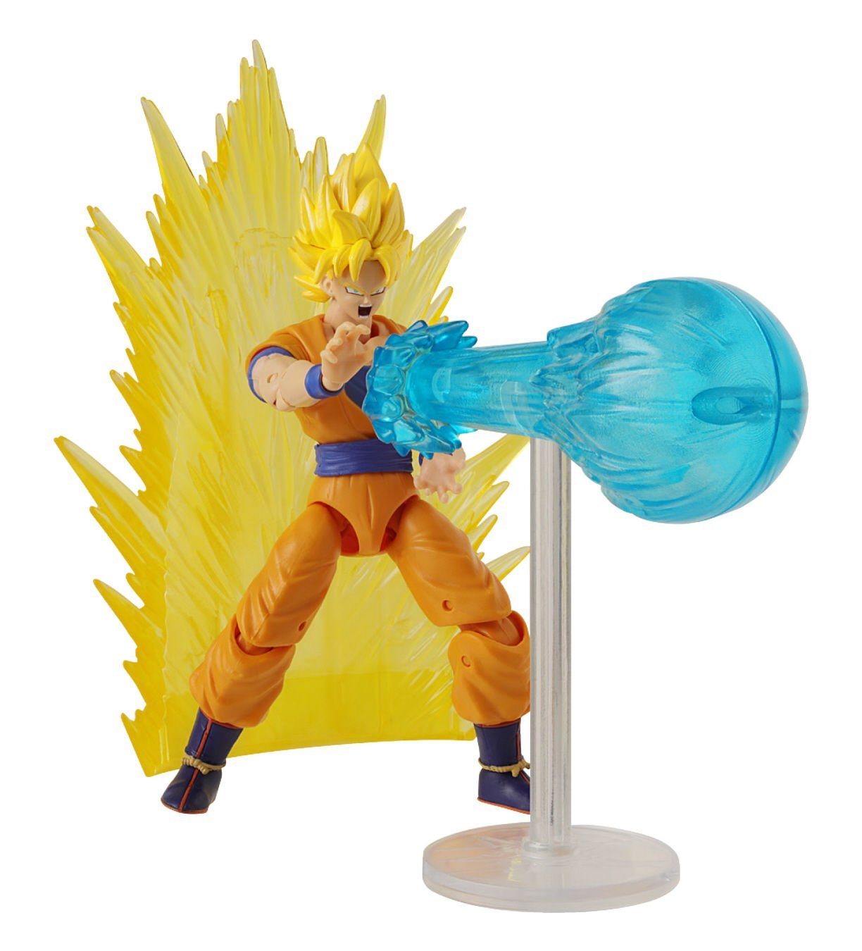 16 cm Dragon Ball Super Saiyan Goku Poz Verilebilir Figür & Aksesuarları - Dragon Stars Power Up Pack Serisi
