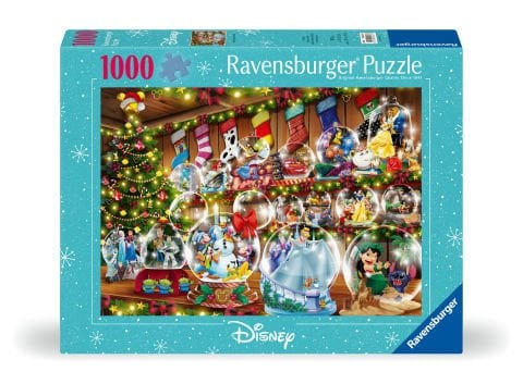 1000 Parça Puzzle Disney Yılbaşı Kar Küreleri