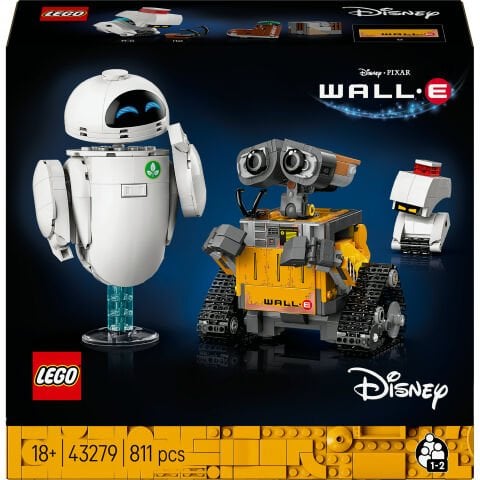 LEGO® ǀ Disney ve Pixar WALL-E ve EVE Animasyon Film Yapım Seti 43279