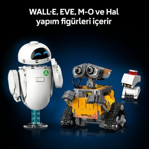 LEGO® ǀ Disney ve Pixar WALL-E ve EVE Animasyon Film Yapım Seti 43279