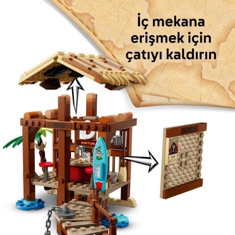 LEGO® ONE PIECE Yel Değirmeni Köyü Kulübesi Yapım Seti 75636
