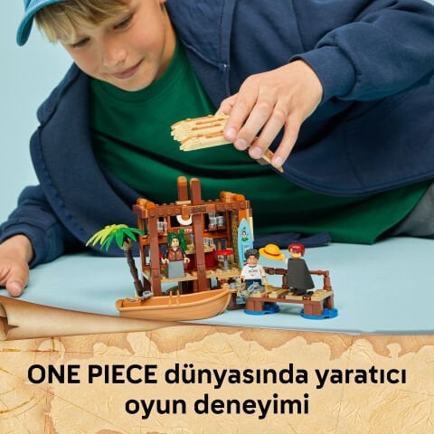 LEGO® ONE PIECE Yel Değirmeni Köyü Kulübesi Yapım Seti 75636