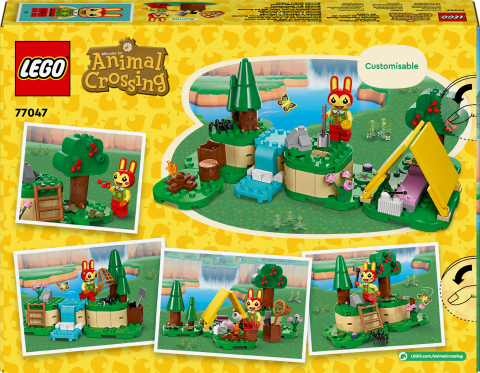 LEGO® Animal Crossing™ Bunnie Açık Hava Aktivitelerinde 77047 - 6 Yaş ve Üzeri Çocuklar için Yaratıcı Oyuncak Yapım Seti (164 Parça)