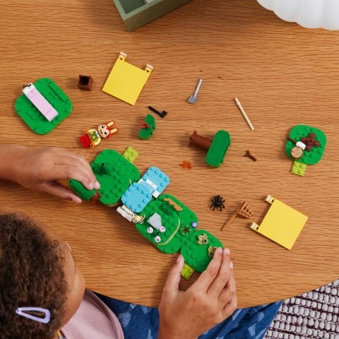LEGO® Animal Crossing™ Bunnie Açık Hava Aktivitelerinde 77047 - 6 Yaş ve Üzeri Çocuklar için Yaratıcı Oyuncak Yapım Seti (164 Parça)