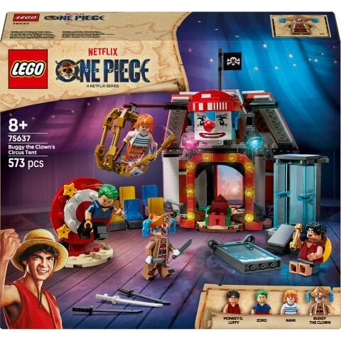LEGO® ONE PIECE Palyaço Buggy'nin Sirk Çadırı Model Yapım Seti 75637