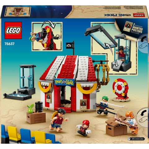 LEGO® ONE PIECE Palyaço Buggy'nin Sirk Çadırı Model Yapım Seti 75637