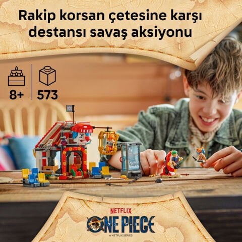 LEGO® ONE PIECE Palyaço Buggy'nin Sirk Çadırı Model Yapım Seti 75637