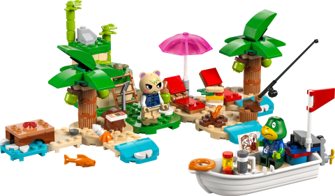 LEGO® Animal Crossing™ Kapp'n Ada Tekne Turunda 77048 - 6 Yaş ve Üzeri Çocuklar için Yaratıcı Oyuncak Yapım Seti (233 Parça)