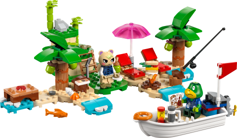LEGO® Animal Crossing™ Kapp'n Ada Tekne Turunda 77048 - 6 Yaş ve Üzeri Çocuklar için Yaratıcı Oyuncak Yapım Seti